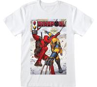 Abbigliamento Deadpool 3 - Comic Book Cover (Unisex White T-Shirt) Small