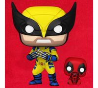 Deadpool and Wolverine POP Marvel Viny Figure Wolverine and Babypool 9 cm