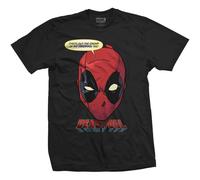 Deadpool Chump Marvel Official T-shirt Cotone Nera Unisex - Ryan Reynolds