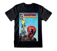 Deadpool Deadpool Reflection Nero T Shirt NUOVO E UFFICIALE