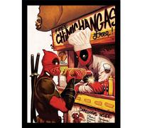 Deadpool (Explosive Hot Dog) Collector Print (Framed)