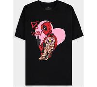 Deadpool - I Heart You - Men'S Short Sleeved T-Shirt - L Short Sleeved T-Shirts