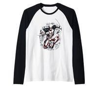 Deadpool Jump Maglia con Maniche Raglan
