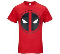 Deadpool - Maglietta classica con logo, Rosso, S