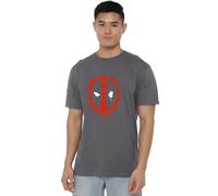Deadpool Maglietta Unisex Marvel Deadpool Paint Logo Unisex, Carbone, XL