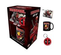 Deadpool Marvel - Cofanetto regalo per tazza, coaster, portachiavi, GP85207, multicolore, 1 unità (confezione da 1)