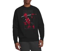 Deadpool Marvel Sword Unisex Sweatshirt Pullover Unisex - Adulto (Pacco da 1)