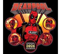 Deadpool Quadrato Calendario 2026, Compleanno, Natale, Regalo, Official Prodotto