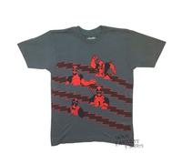 Deadpool Righe Marvel Comics T-Shirt