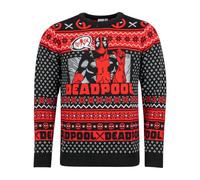 Deadpool Show off Uomo Christmas Jumper Multicolore S 100% poliacrilico Regular