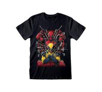 Deadpool T-Shirt Deadpool & Wolverine Weapons Heroes Inc