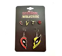 Deadpool & Wolverine Set Orecchini A Lobo e Pendenti Marvel Studios Ufficiali