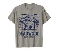 Deadwood Dakota del Sud 1876 Deadwood Maglietta