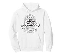 Deadwood South Dakota 1876, Un Design Vintage e Senza Tempo Felpa con Cappuccio