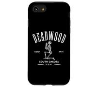 Deadwood South Dakota USA Design scheletro invecchiato Custodia per iPhone SE (2020) / 7/8