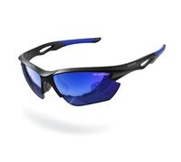DEAFRAIN Occhiali da sole sportivi polarizzati per uomo donna ciclismo corsa pesca guida baseball occhiali atletici UV