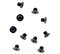 Deal4GO 10Pack M3 x 3 mm Phillips FlatHead Screw w/Nickel Plated Replacement for Laptop Bottom case 2.5inch SATA Hard Drvie SSD Screws (B