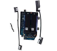Deal4GO Scheda interposer SATA D3P25 LS-J106P a NVMe M.2 SSD Hard Drive SSD-3 e SSD-4 con staffa HDD da 2,5" R24Y6 per Dell Alienware Area-51m R2