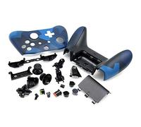 Deal4GO - Set completo di cover di ricambio con pulsanti paraurti fai da te, per controller wireless Xbox One, modello 1708, Ocean Shadow Special Edition