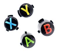 Deal4GO - Set di pulsanti di ricambio standard A B X Y per controller Xbox One, in plastica mod, multicolore