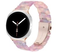 DEALELE Cinturino compatibile con Samsung Galaxy Watch 8 40 mm / 44 mm / Classic 8 46 mm, cinturino di ricambio in resina colorata per Samsung Galaxy 8 40 mm / 44 mm / 46 mm orologio donna uomo