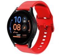 DEALELE Compatibile con Samsung Galaxy Watch 6/6 Classic / 5/5 Pro / 4/4 Classic / 3 41mm / Active 2, Cinturino di Ricambio in 20mm Silicone per Huawei GT3 42mm / GT2 42mm, Rosso