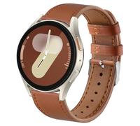 DEALELE Compatible con Samsung Galaxy Watch 5/5 Pro/Galaxy 4/4 Classic/Galaxy 3 41mm / Active 2, Cinturino di Ricambio in 20mm Pelle Stampata per Huawei GT2 42mm / GT3 42mm (20mm, Marrone)