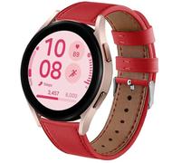 DEALELE Compatible con Samsung Galaxy Watch 6/6 Classic / 5/5 PRO / 4/4 Classic / 3 41mm / Active 2, Cinturino di Ricambio in 20mm Pelle Stampata per Huawei GT2 42mm / GT3 42mm, Rosso