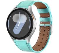 DEALELE Compatible con Samsung Galaxy Watch 6/6 Classic / 5/5 PRO / 4/4 Classic / 3 41mm / Active 2, Cinturino di Ricambio in 20mm Pelle Stampata per Huawei GT2 42mm / GT3 42mm, Azzurro
