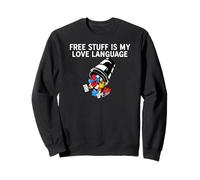 Deals Hunter Free Stuff Is My Love Language Felpa