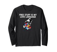Deals Hunter Free Stuff Is My Love Language Maglia a Manica