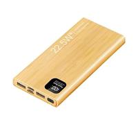 DEALY Batteria Esterna Effetto Legno 10000mAh