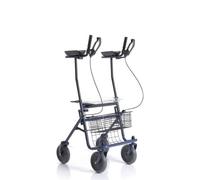 Deambulatore 4 ruote e Freni Con Appoggi Antibrachiali - Rollator con seduta