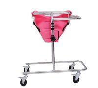 Deambulatore a quattro ruote per bambini, deambulatore per paralisi cerebrale, ausilio per l'allenamento riabilitativo dei bambini, adatto per altezza 80-120 cm(Color:C)