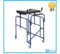 DEAMBULATORE ASCELLARE CON TAVOLINO REGOLABILE DISABILI E ANZIANI ROLLATOR