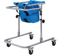 Deambulatore con Ruote per Bambini con Paralisi Cerebrale, deambulatore regolabile in altezza, per bambini affetti da paralisi cerebrale, telaio ausiliario per la riabilitazione(Blue)