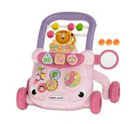 Deambulatore con ruote per bambini - Supporto interattivo per deambulatore - Sedile per apprendimento per bambini piccoli | Struttura ergonomica con cuscinetti di sicurezza - Giocattoli educativi per