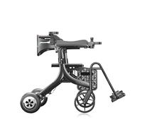 Deambulatore, elettrico Rollator, deambulatore rollator con sedile 3 in 1 deambulatore multifunzionale per il trasporto degli anziani, carrozzina elettrica pieghevole carrello leggero a batteria