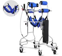 Deambulatore Eretto per Anziani, deambulatore a 8 ruote per anziani, aiuto per l'allenamento e l'assistenza agli arti inferiori in caso di ictus e emiplegia - Altezza applicabile 59-72in (Color : W