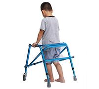 Deambulatore Leggero per Bambini, Piccolo deambulatore Robusto per Interni ed Esterni, per Persone Basse, Blu