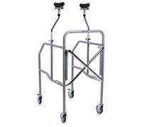 Deambulatore MOPEDIA rollator 4 ruote pieghevole appoggio sottoascellare