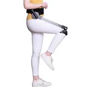 Deambulatore per adulti, Attrezzatura portatile for la riabilitazione delle gambe, ausili for deambulazione in fibra di carbonio, forza regolabile in tre velocità, gamba sinistra-grande(Rightleg,S)