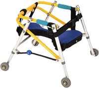 Deambulatore per Bambini con paralisi cerebrale, deambulatore Pieghevole in Alluminio per Bambini, ausilio per la Mobilità, corrimano per disabilità degli Arti, stampelle