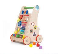 Deambulatore per Neonati Multiattività Montessori Robincool Salamina 33x31,5x52 cm in Legno Eco Stimola lo Sviluppo Psicomotore