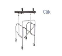 Deambulatore Pieghevole Tavolino e Maniglie con ruote altezza regolabile Moretti