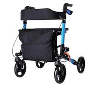 Deambulatore rollator, Deambulatore in Alluminio, Telaio in alluminio resistente, deambulatore for anziani adulti, leggero portatile ad altezza regolabile