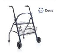 Deambulatore Rollator Pieghevole Zeus 2 Ruote 2 Puntali per anziani e disabili