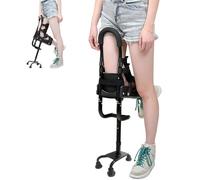 Deambulatore telescopico monogamba, supporto for la mobilità del ginocchio con stampelle for anziani, lesioni e fratture alla caviglia(Right)