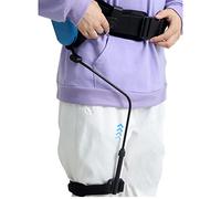 Deambulatore verticale portatile, Ausilio for camminare con la gamba destra, nero, regolabile fino a 95 cm di vita
