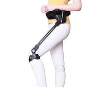 Deambulatore verticale portatile, Ausilio for la deambulazione for anziani, mobilità delle gambe, 3 marce, attrezzatura for l'allenamento riabilitativo, nero, S, M, L(Left Leg,S)